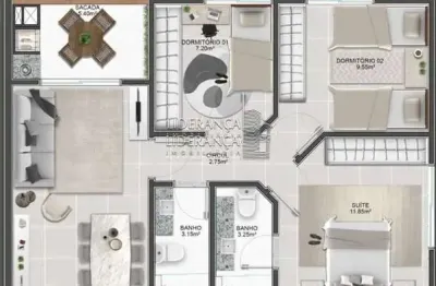 Apartamento com 3 quartos à venda na rua joão meirelles, --, abraão, florianópolis por r$ 1.472.080
