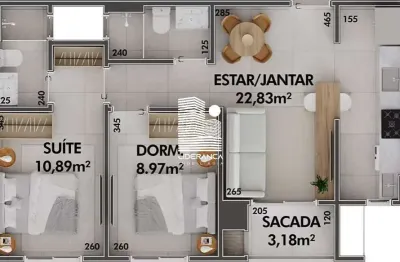 Apartamento com 2 quartos à venda na estrada haroldo soares glavan, --, cacupé, florianópolis por r$ 892.476