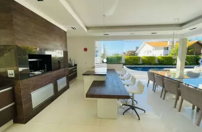 Casa em condomínio fechado com 9 quartos para alugar na avenida dos búzios, --, jurerê internacional, florianópolis por r$ 72.000