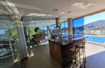 Casa em condomínio fechado com 5 quartos à venda na rua deputado walter gomes, --, santo antônio de lisboa, florianópolis por r$ 5.200.000