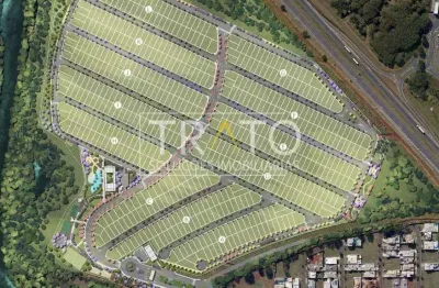 Terreno em condomínio fechado à venda na avenida aristóteles costa, 1000, jardim fortaleza, paulínia por r$ 300.000