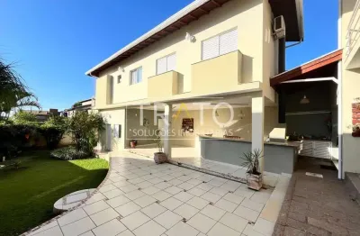 Casa em condomínio fechado com 6 quartos à venda na rua san conrado, 415, loteamento caminhos de san conrado (sousas), campinas, 304 m2 por r$ 1.300.000