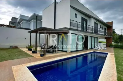 Casa em condomínio fechado com 3 quartos à venda na avenida carlos diaulas serpa, 220, loteamento parque dos alecrins, campinas, 270 m2 por r$ 2.500.000