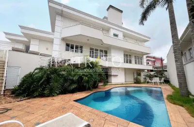 Casa em condomínio fechado com 4 quartos à venda na rua martinho leardine, 110, condomínio porto seguro village, valinhos, 420 m2 por r$ 3.800.000