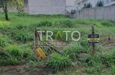 Terreno à venda na rua maria da encarnação duarte, s/nº, chácara da barra, campinas por r$ 640.000