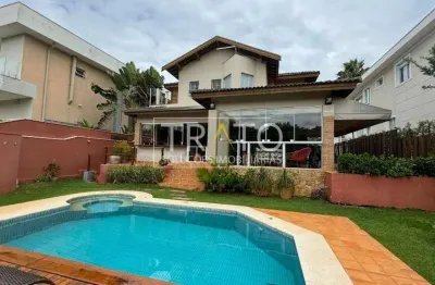 Casa em condomínio fechado com 4 quartos à venda na rua das abélias, 1, alphaville dom pedro, campinas, 333 m2 por r$ 2.950.000