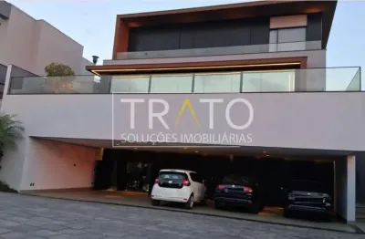 Casa em condomínio fechado com 4 quartos à venda na rua josé peressinoto, 1, alphaville dom pedro 2, campinas, 414 m2 por r$ 5.990.000