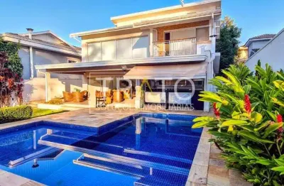 Casa em condomínio fechado com 5 quartos à venda na Rua das Abélias, 1, Alphaville Dom Pedro, Campinas, 380 m2 por R$ 4.000.000