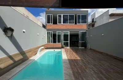 Sobrado com piscina e área gourmet no jardim dos sabiás em indaiatuba/sp