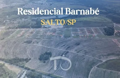Terrenos a partir de 187,50 m² no residencial barnabé em salto/sp
