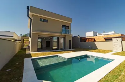 Casa de alto padrão moderna em condomínio exclusivo em itu - villas do golf
