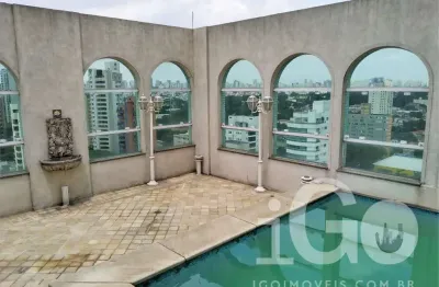 Cobertura com 4 quartos à venda na avenida jandira, indianópolis, são paulo por r$ 7.900.000