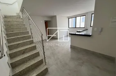 Cobertura com 3 quartos à venda na Rua Desembargador Continentino, 324, Caiçaras, Belo Horizonte por R$ 1.020.000