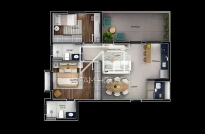 Apartamento com 2 quartos à venda na sebastião meneses silva, 20, ouro preto, belo horizonte por r$ 600.000