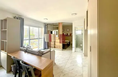 Apartamento com 1 dormitório para alugar, 42 m² por r$ 4.175/mês - santana