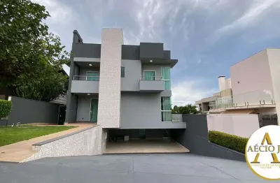 Alugo sobrado luxo florais, 4 suítes, piscina, móveis planejados e ar