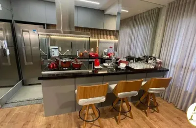 Lindíssimo Apartamento no edf Upper, mobiliado, andar alto com 78m², 2 quartos!