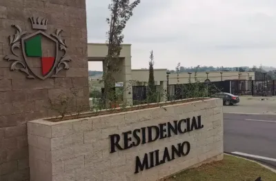 Terreno no condomínio residencial milano- cidade de indaiatuba / sp