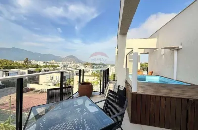 Cobertura com piscina e churrasqueira , 4 suítes para alugar no recreio