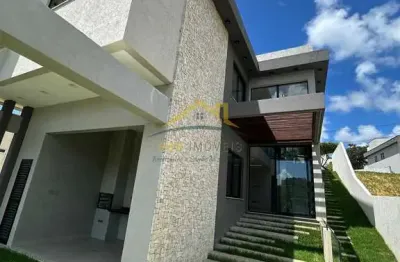 Alphaville litoral norte 3 - alphaville litoral norte 3 casa nova piscina 3 suites 382m²