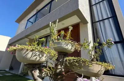 Condomínio vila florença - casa de alto padrão mobiliada com piscina e 3 suítes no condomínio vila florença – abrantes, camaçari