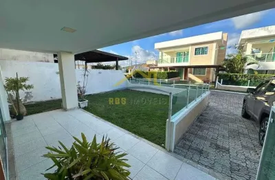 Jardim tropical - buraquinho casa em condomínio 4/4 3 suítes 220m² 989 mil