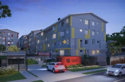 Apartamento com 2 dormitórios à venda, 48 m² por r$ 340.469,00 - santa cândida - curitiba/pr