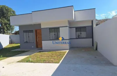 Casa com 3 dormitórios à venda, 57 m² por r$ 350.000,00 - parque do embu - colombo/pr