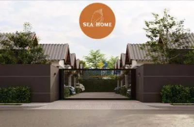 Casa com 3 dormitórios à venda, 56 m² por r$ 295.900,00 - balneario praia gande - matinhos/pr