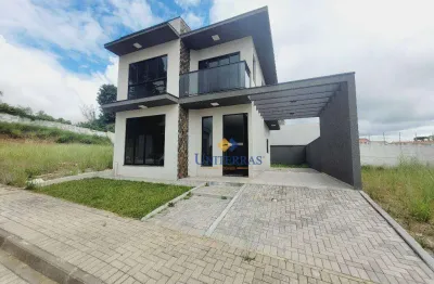Sobrado com 3 dormitórios à venda, 107 m² por r$ 650.000,00 - jardim guarujá - colombo/pr