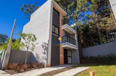 Sobrado com 3 dormitórios à venda, 112 m² por r$ 849.000,00 - santa cândida - curitiba/pr