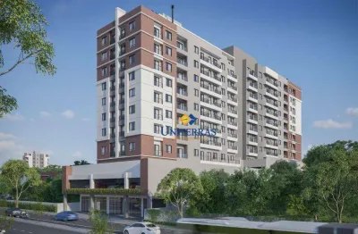 Apartamento com 2 dormitórios à venda, 44 m² por r$ 464.209,00 - santa cândida - curitiba/pr