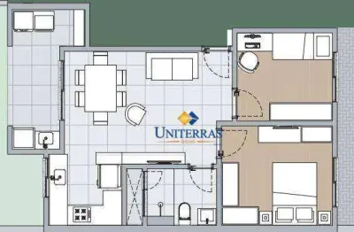 Apartamento com 2 dormitórios à venda, 60 m² por r$ 295.000,00 - cachoeira - almirante tamandaré/pr