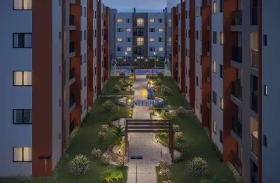 Apartamento com 2 dormitórios à venda, 44 m² por r$ 300.916,00 - atuba - pinhais/pr