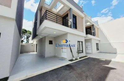 Sobrado com 3 dormitórios / suíte para alugar, 130 m² por r$ 6.600/mês - bacacheri - curitiba/pr