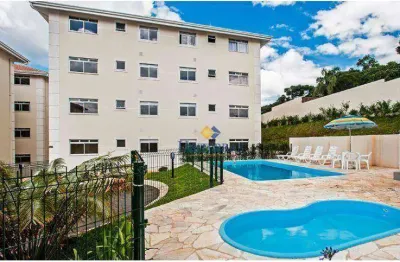 Apartamento com 2 dormitórios para alugar, 42 m² por r$ 850/mês - roça grande - colombo/pr