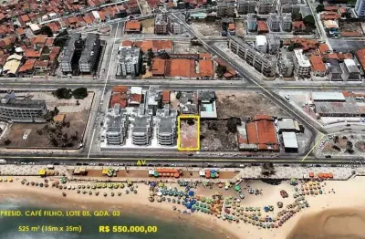 Terreno comercial à venda na Avenida Presidente Café Filho, 682, Praia do Meio, Natal por R$ 549.000