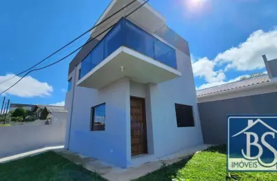 Sobrado com 3 dormitórios à venda, 91 m² por r$ 480.000,00 - jardim das graças - colombo/pr