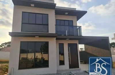 Sobrado com 3 dormitórios à venda, 107 m² por r$ 649.900,00 - guaraituba - colombo/pr