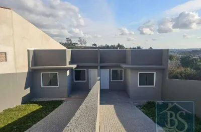 Casa com 3 dormitórios à venda, 61 m² por r$ 369.900,00 - canguiri - colombo/pr