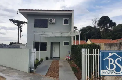 Sobrado com 3 dormitórios à venda, 100 m² por r$ 490.000,00 - roça grande - colombo/pr