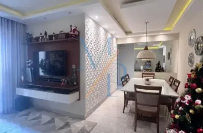 Lindo apartamento com iluminação LED e suíte - Ótima localização, ficando a 1 minuto da Arena Sul