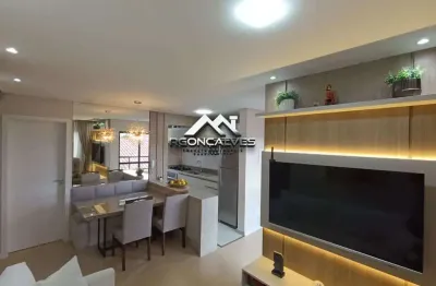 Apartamento à venda em pinhais, pineville, com 3 quartos, 71,63m²