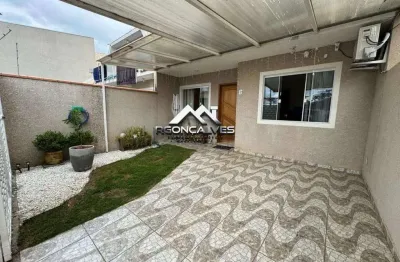Casa à venda em piraquara, vila são tiago, com 3 quartos, 133m²
