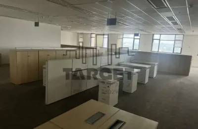 Conjunto comercial mobiliado com 990 m² para locação na chucri zaidan