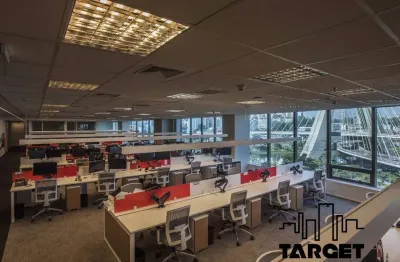 Conjunto comercial/sala mobiliada para alugar, 970m² - faria lima