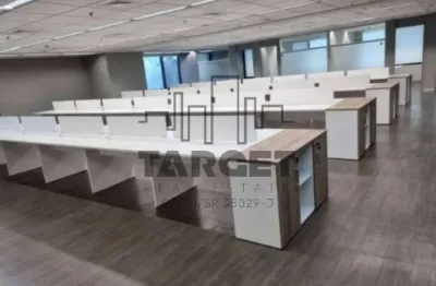 Locação de conjunto comercial mobiliado com 1.552m² em pinheiros
