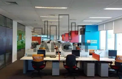 Sala comercial mobiliada de 1.695m² para alugar na chucri zaidan - sp