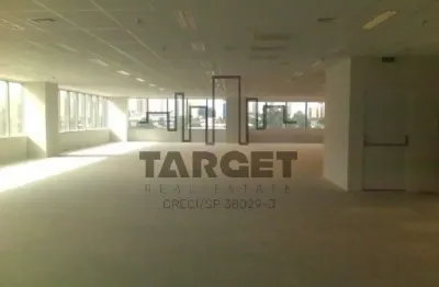 Excelente conjunto comercial para locação com 1.075m² em prédio aaa!