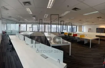 Conjunto comercial / sala comercial mobiliada para alugar, 250m² - faria lima / pinheiros